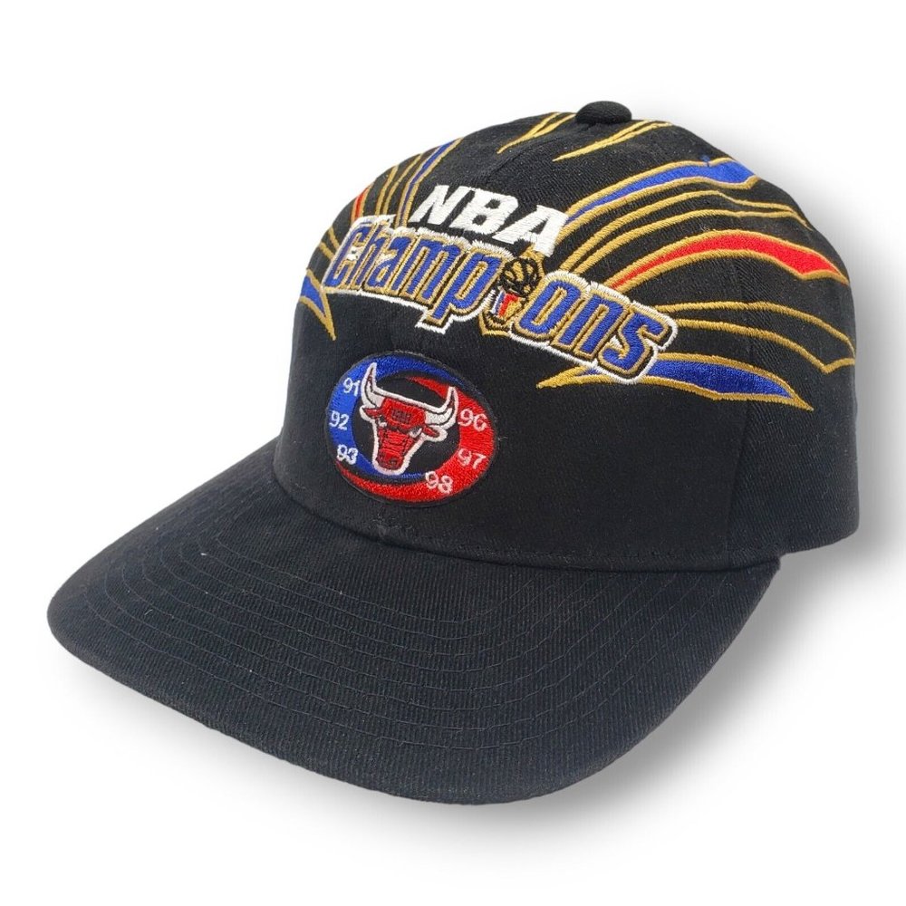 Vintage Chicago Bulls 1998 Championship NBA Champions Starter Hat Cap Last Dance